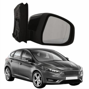 Retrovisor Ford Focus 2016 Até 2019 Com Pisca Elétrico Lado Direito Passageiro
