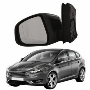 Retrovisor Ford Focus 2016 Até 2019 Com Pisca Elétrico Lado Esquerdo Passageiro