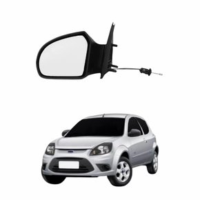 Retrovisor Ford Ka 2008 Até 2014 Com Controle Lado Esquerdo Motorista