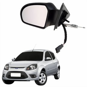 Retrovisor Ford Ka 2012 2013 2014 Com Controle Com Pisca Lado Esquerdo Motorista Original