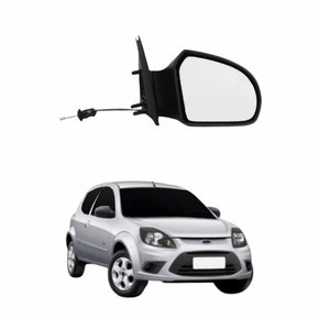 Retrovisor Ford Ka 2008 Até 2014 Com Controle Lado Direito Passageiro