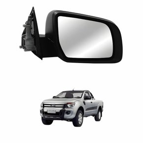 Retrovisor Ford Ranger 2012 Até 2023 Sem Controle Lado Esquerdo Motorista