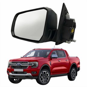 Retrovisor Ford Ranger 2023 2024 Elétrico Com Pisca Capa Cromada Foldway Lado Esquerdo Motorista Original