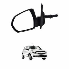 Retrovisor Gm Agile Montana 2009 Até 2015 Com Controle Lado Direito Passageiro