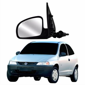 Retrovisor Gm Celta 2000 Até 2006 Com Controle Lado Esquerdo Motorista
