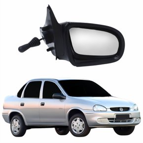 Retrovisor Gm Classic 2011 Até 2016 2 4 Portas Com Controle Lado Direito Passageiro