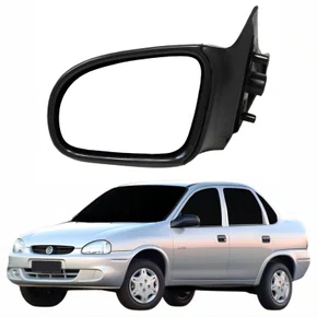 Retrovisor Gm Classic 2011 Até 2016 2 4 Portas Sem Controle Lado Esquerdo Motorista
