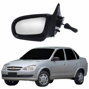 Retrovisor Gm Corsa 1994 Até 2010 2 4 Portas Com Controle Lado Esquerdo Motorista
