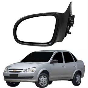 Retrovisor Gm Corsa 1994 Até 2016 2 4 Portas Sem Controle Lado Esquerdo Motorista