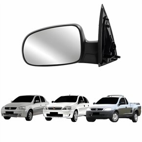 Retrovisor Gm Corsa Montana 2002 Até 2012 Eletrico Lado Esquerdo Motorista