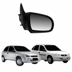 Retrovisor Gm Corsa Sedan 1994 Até 2010 2 4 Portas Sem Controle Lado Direito Passageiro