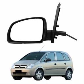 Retrovisor Gm Meriva 2002 Até 2012 Com Controle Texturizado Lado Esquerdo Motorista