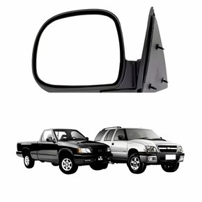 Retrovisor Gm S-10 Chevrolet Blazer 1995 Até 2011 Sem Controle Lado Direito Passageiro