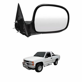Retrovisor Gm Silverado 1997 Até 2000 Sem Controle Lado Esquerdo Motorista