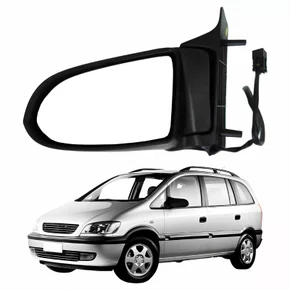 Retrovisor Gm Zafira 2000 Até 2006 Elétrico Capa Lisa Lado Esquerdo Motorista
