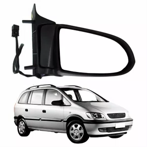 Retrovisor Gm Zafira 2000 Até 2006 Elétrico Capa Lisa Lado Direito Passageiro