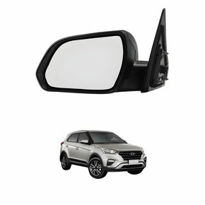 Retrovisor Hyundai Creta 2017 Até 2022 Elétrico Com Pisca Lado Direito Passageiro