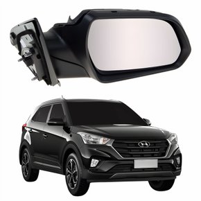 Retrovisor Hyundai Creta 2017 2018 2019 2020 Elétrico Com Pisca Lado Direito Passageiro Original