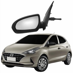 Retrovisor Hyundai Hb20 2020 2021 2022 Com Controle Texturizada Lado Esquerdo Motorista