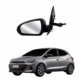 Retrovisor Hyundai Hb20 2022 2023 Elétrico Sem Pisca Lado Esquerdo Motorista