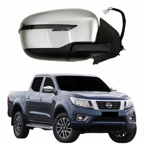 Retrovisor Nissan Frontier 2019 2020 2021 2022 Eletrico Cada Cromada Pisca Foldway Lado Direito Passageiro