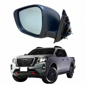 Retrovisor Nissan Frontier 2019 Até 2022 Sem Controle Sem Capa Lado Esquerdo Motorista