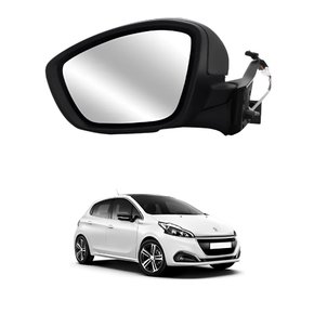 Retrovisor Peugeot 208 2013 Até 2020 Eletrico Com Pisca Lado Direito Passageiro