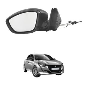 Retrovisor Peugeot 208 2021 2022 2023 Texturizado Com Controle Com Pisca Lado Direito Passageiro