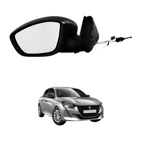 Retrovisor Peugeot 208 2021 2022 2023 Com Controle Com Pisca Lado Direito Passageiro