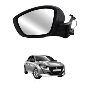 Retrovisor Peugeot 208 2021 2022 2023 Eletrico Lado Direito Passageiro Sensor de Temperatura