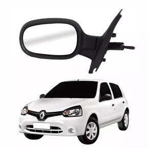 Retrovisor Renault Clio 2003 Até 2016 Com Controle Lado Esquerdo Motorista