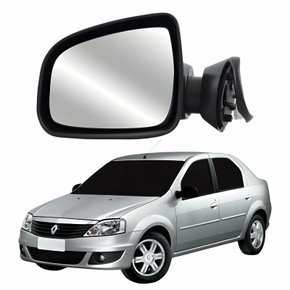 Retrovisor Renault Logan 2010 2011 2012 2013 2014 Elétrico Lado Esquerdo Motorista