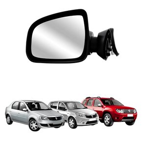 Retrovisor Renault Logan Sandero Duster 2009 Até 2013 Eletrico Lado Direito Passageiro