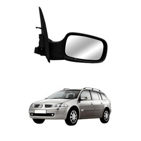 Retrovisor Renault Megane 2006 Até 2012 Eletrico Sem Tampa Lado Esquerdo Motorista