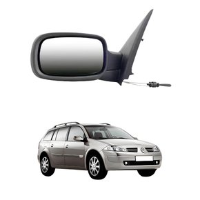 Retrovisor Renault Megane 2006 Até 2012 Texturizado Com Controle Lado Direito Passageiro