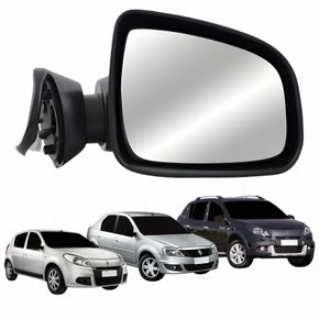Retrovisor Renault Logan Sandero Stepway 2010 2011 2012 2013 2014 Elétrico Lado Direito Passageiro