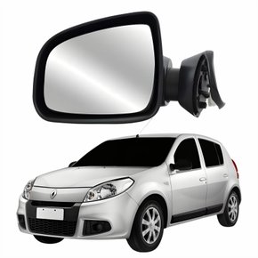 Retrovisor Renault Sandero 2010 2011 2012 2013 2014 Elétrico Lado Esquerdo Motorista