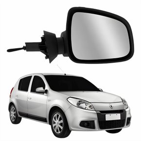 Retrovisor Renault Sandero 2011 2012 2013 2014 Com Controle Capa Primer Lado Direito Passageiro