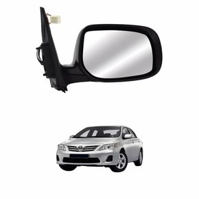 Retrovisor Toyota Corolla 2008 Até 2014 Eletrico Com Pisca Lado Esquerdo Motorista