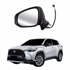 Retrovisor Toyota Corolla Cross 2020 Até 2023 Com Pisca Fechamento Lado Esquerdo Motorista