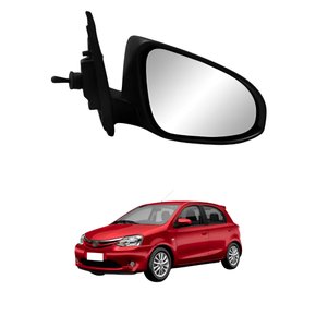 Retrovisor Toyota Etios 2014 Até 2024 Com Controle Lado Esquerdo Motorista