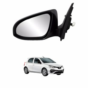 Retrovisor Toyota Etios 2014 Até 2024 Eletrico Com Pisca Lado Direito Passageiro
