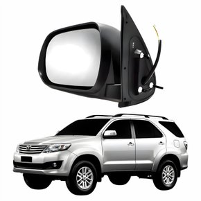 Retrovisor Toyota Hilux Sw4 2012 Até 2015 Elétrico Com Pisca Cromado Lado Esquerdo Motorista Original