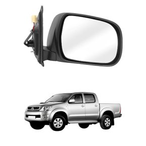 Retrovisor Toyota Hilux Srv 2005 Até 2011 Texturizado Eletrico Lado Esquerdo Motorista