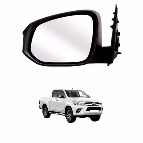 Retrovisor Toyota Hilux Srv 2016 Até 2024 Texturizado Sem Controle Lado Direito Passageiro
