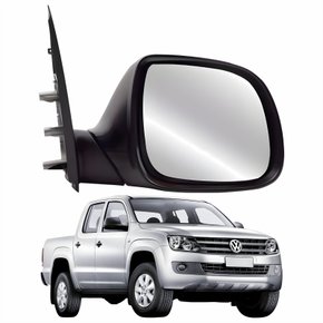 Retrovisor Vw Amarok 2010 Até 2016 Sem Controle Preto Lado Direito Passageiro