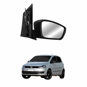 Retrovisor Vw Fox 2011 2012 2013 2014 Com Controle Com Pisca Lado Esquerdo Motorista