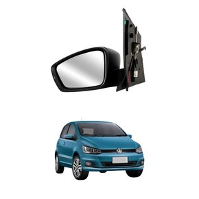 Retrovisor Vw Fox 2015 Até 2021 Com Controle Com Pisca Lado Direito Passageiro