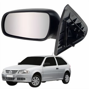 Retrovisor Vw Gol G4 2005 Até 2008 2 Portas Sem Controle Lado Esquerdo Motorista