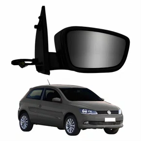 Retrovisor Vw Gol G5 2008 2009 2010 2011 Elétrico Liso Lado Direito Passageiro